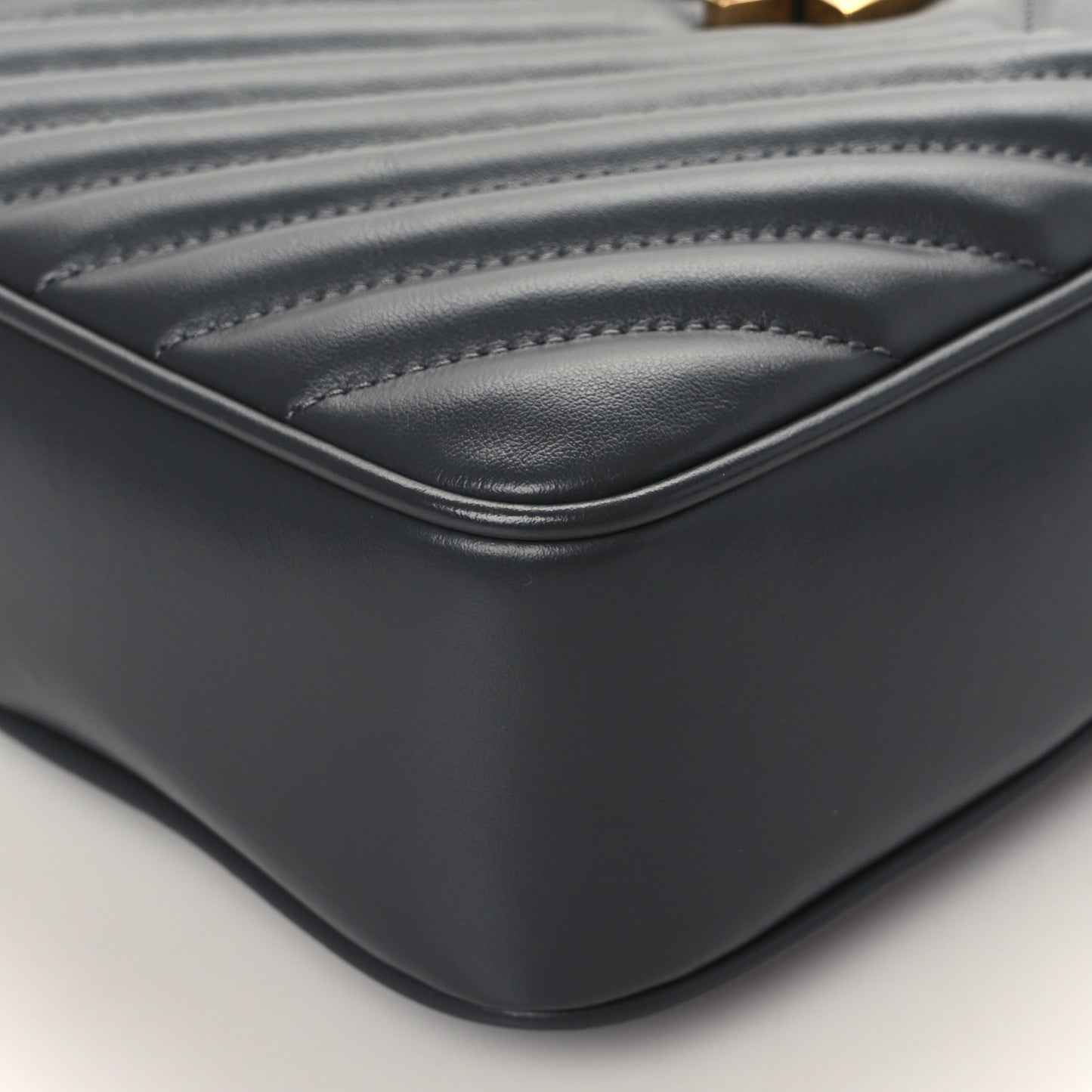 Calfskin Matelasse Monogram Lou Camera Bag Dark Smog