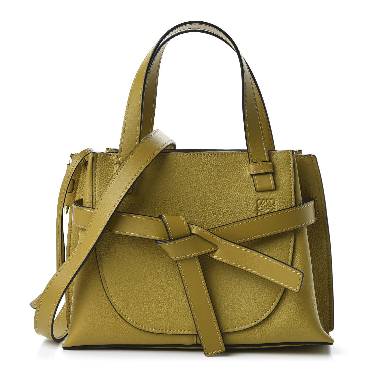 Loewe Calfskin Mini Gate Tote Ochre 1 of 11