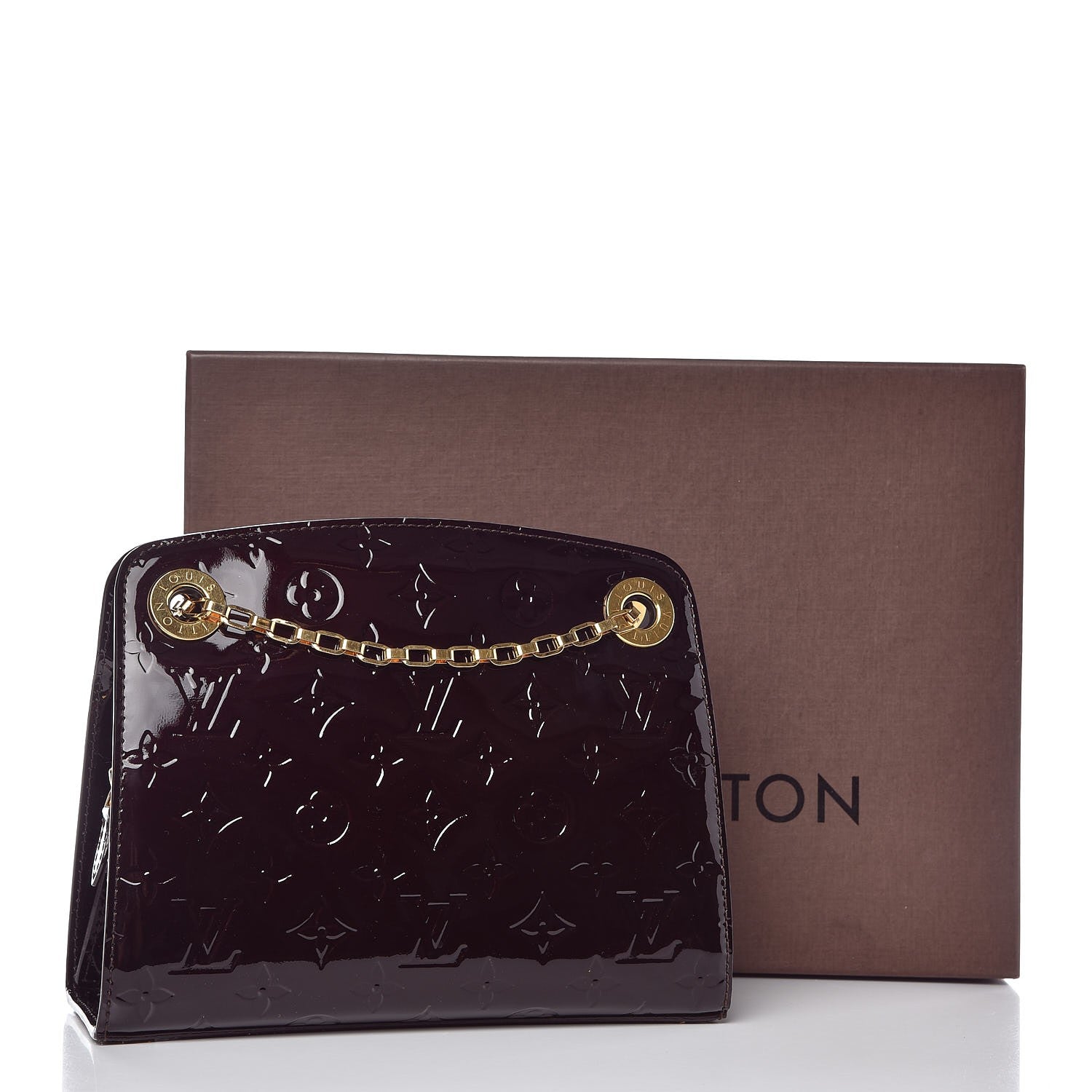 Louis Vuitton Vernis Virginia PM Amarante 9 of 9