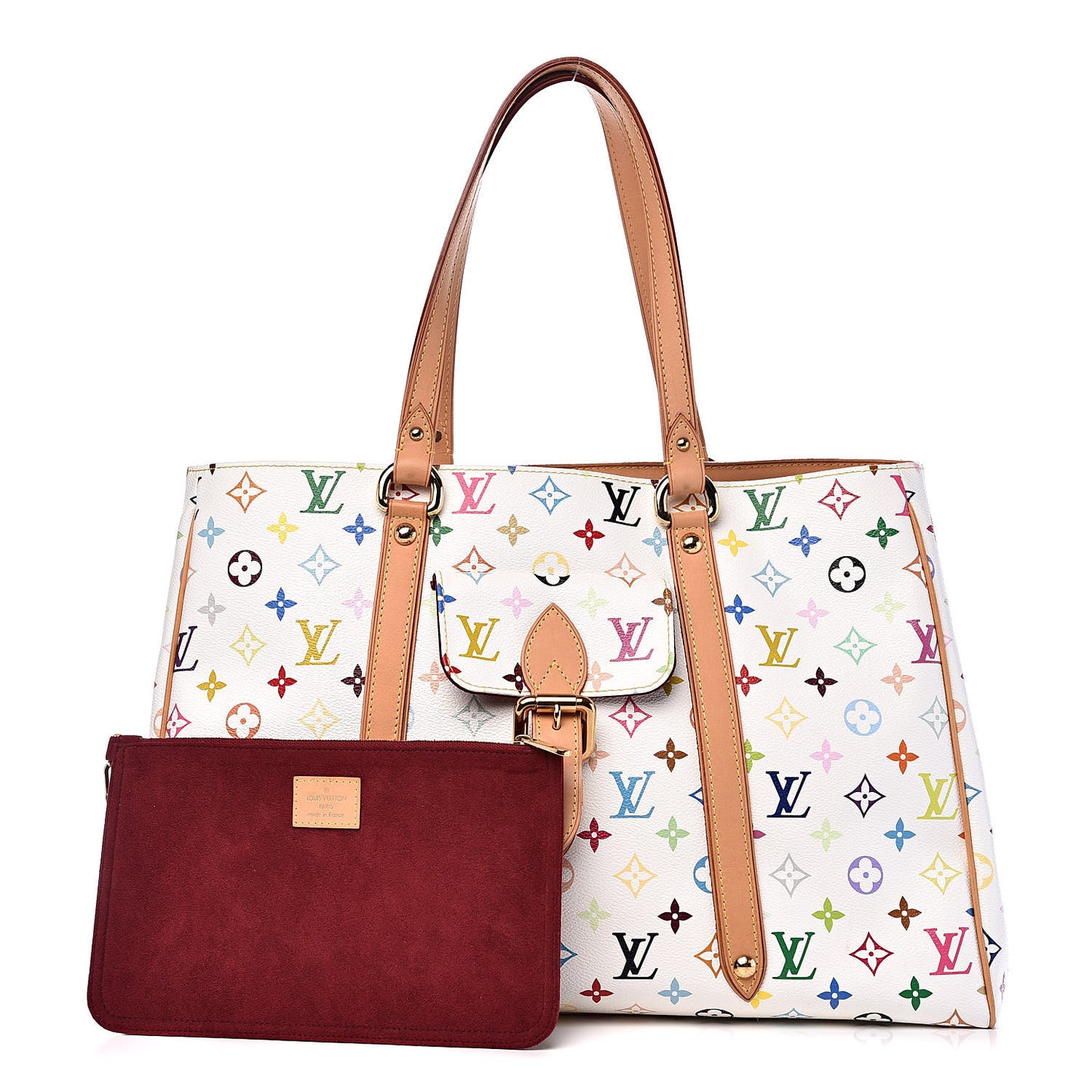 Monogram Multicolor Aurelia GM White