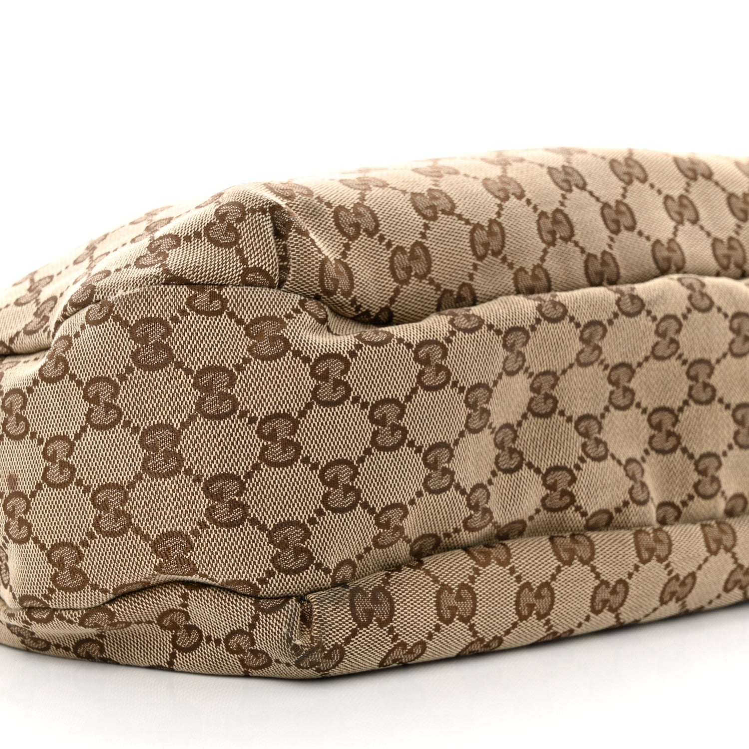 Gucci Monogram Large New Ladies Web Hobo Off White 9 of 12