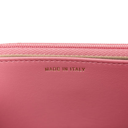 Chanel Caviar Quilted Textured CC Wallet On Chain WOC Pink 7 of 12