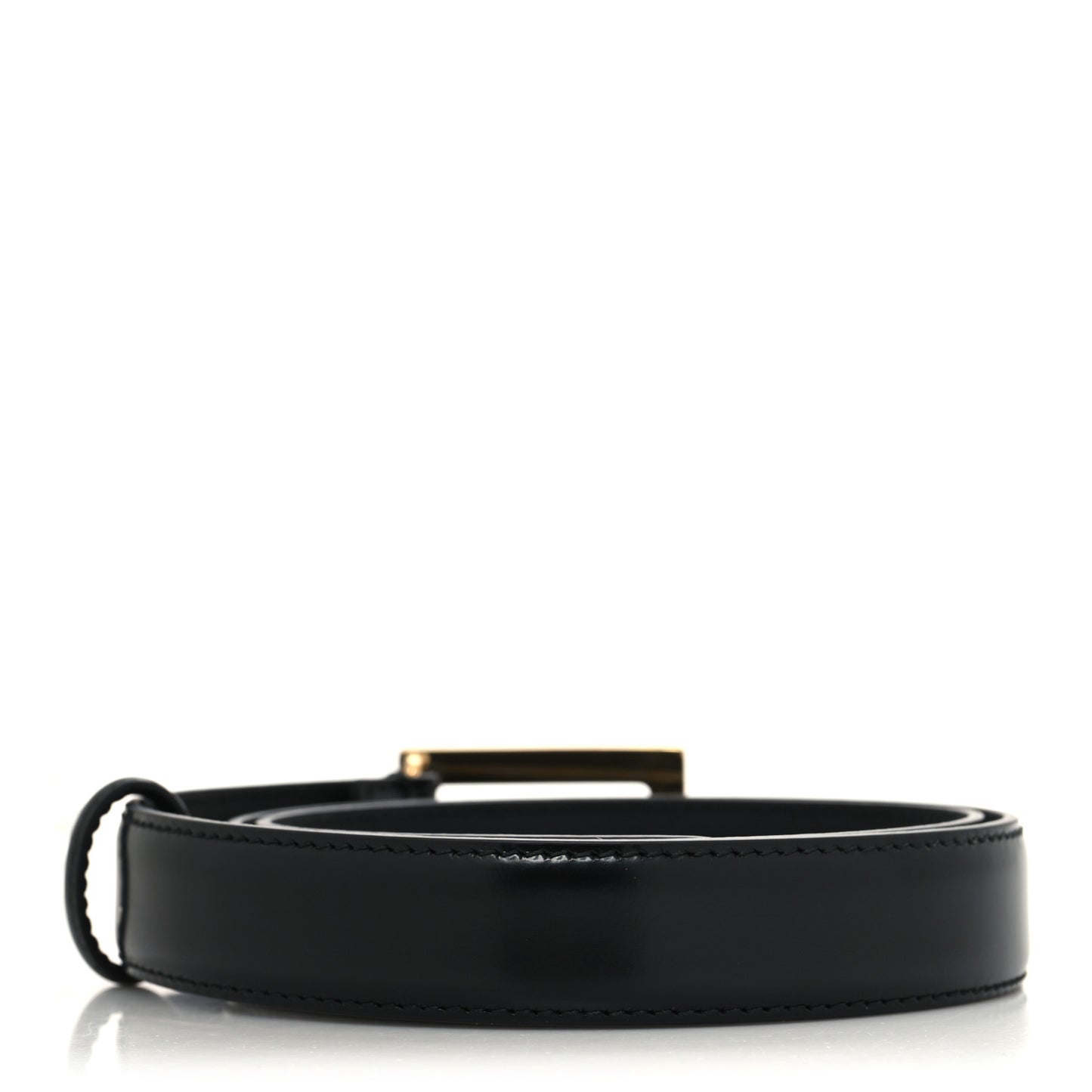 Calfskin Icaro G Cube 25mm Belt 80 32 Black