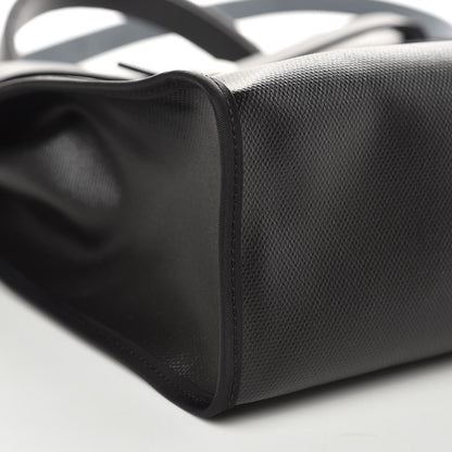 Hermes Toile H Berline Vache Hunter Herbag Zip PM 31 Black Ecru 9 of 11