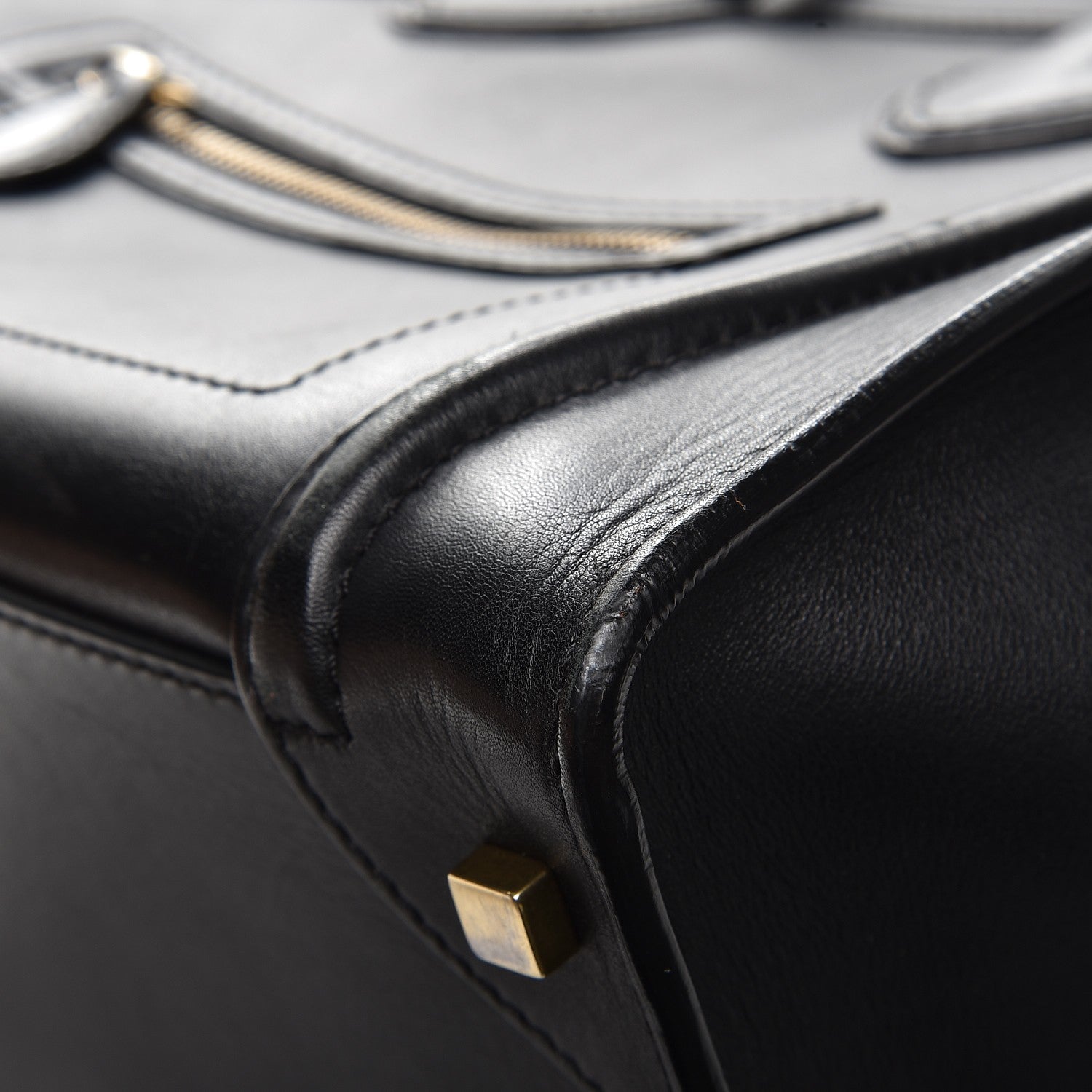 Celine Smooth Calfskin Mini Luggage Black 11 of 14