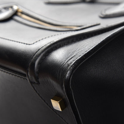 Celine Smooth Calfskin Mini Luggage Black 11 of 14