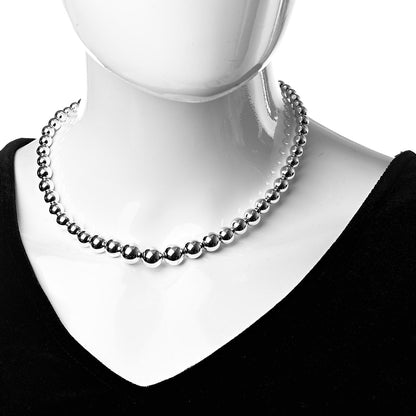 Tiffany Sterling Silver HardWear Graduated Ball Necklace 2 of 4