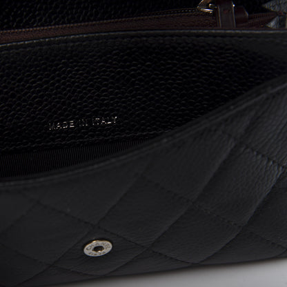 Chanel Caviar Quilted Small Flap Wallet Black 10 of 10