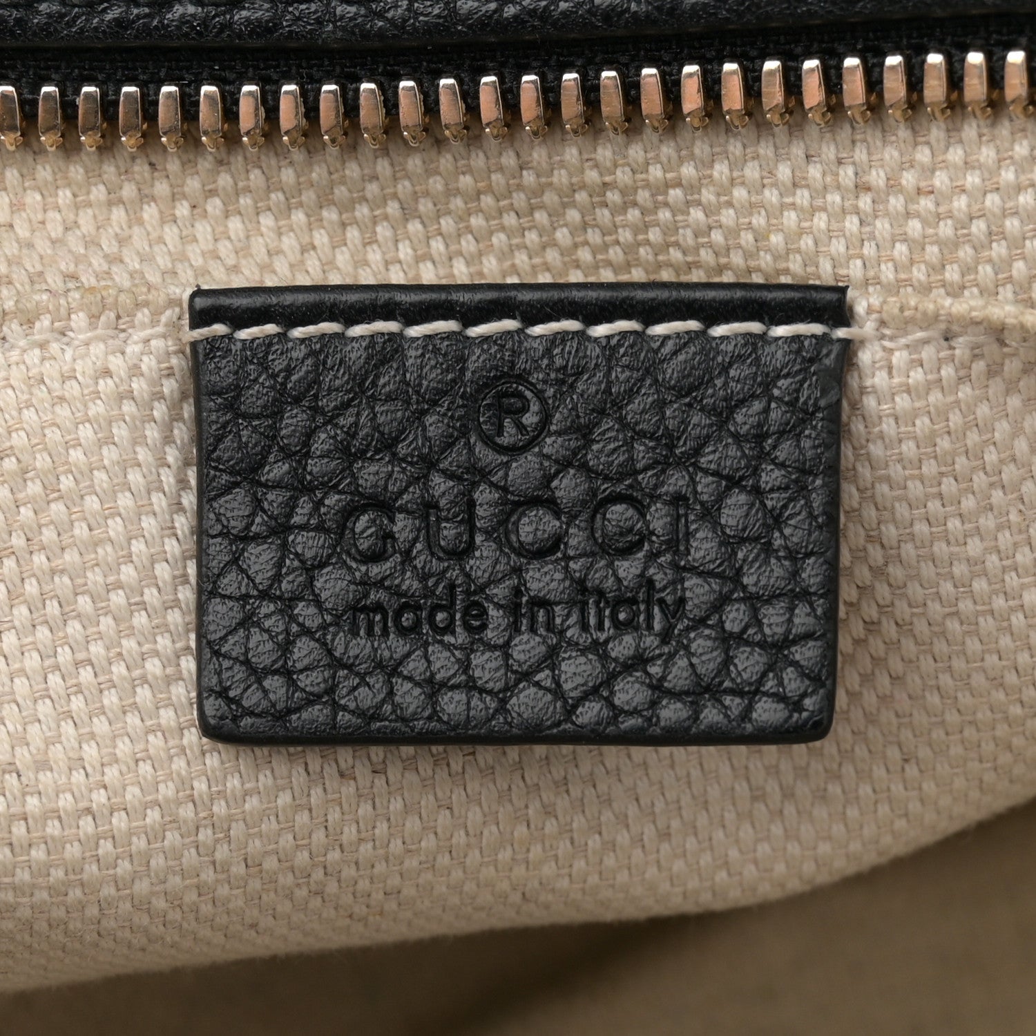 Gucci Pebbled Calfskin Small Soho Disco Bag Black 5 of 11