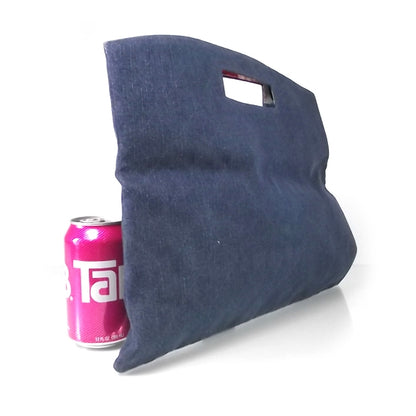 Chanel Denim Convertible Clutch Bag 2 of 8