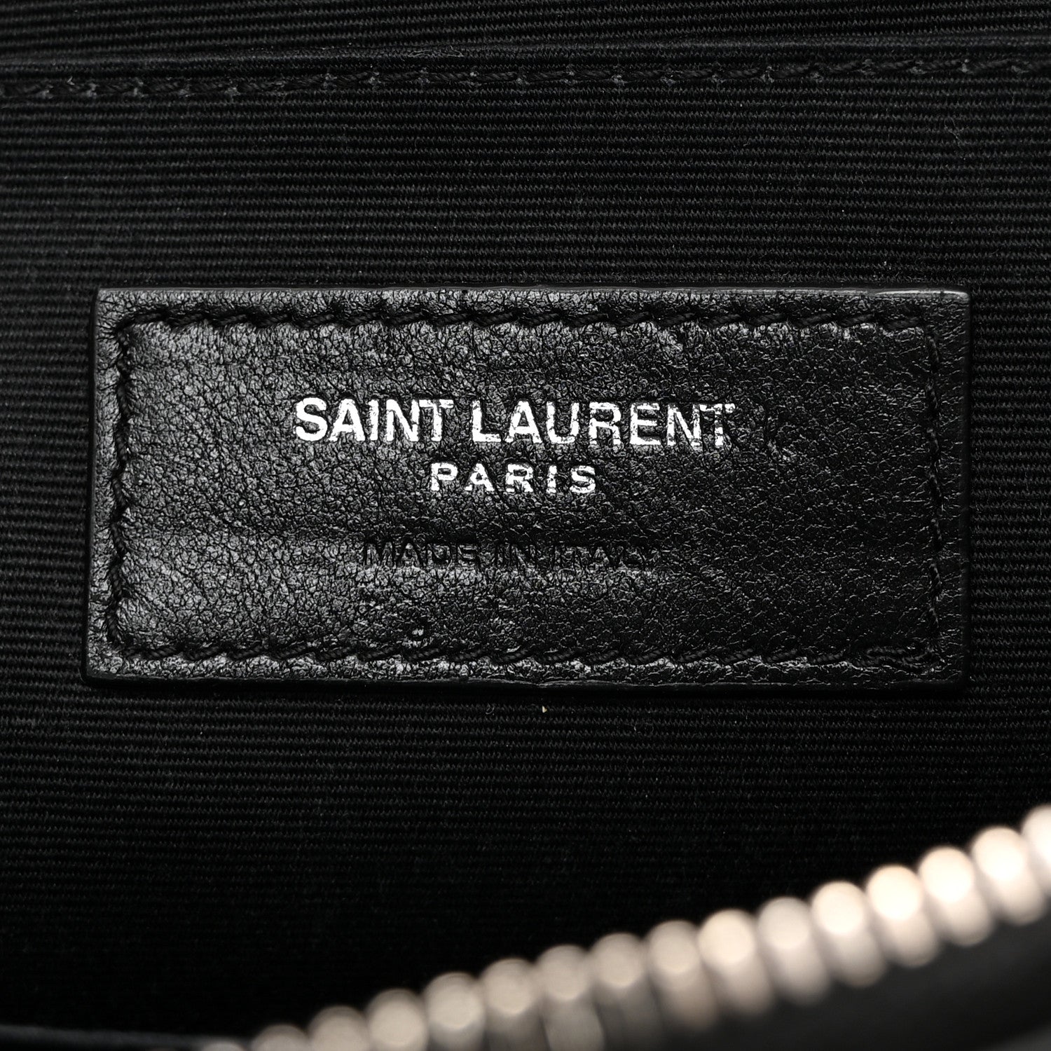 Saint Laurent Calfskin Monogram iPad Case Black 6 of 12