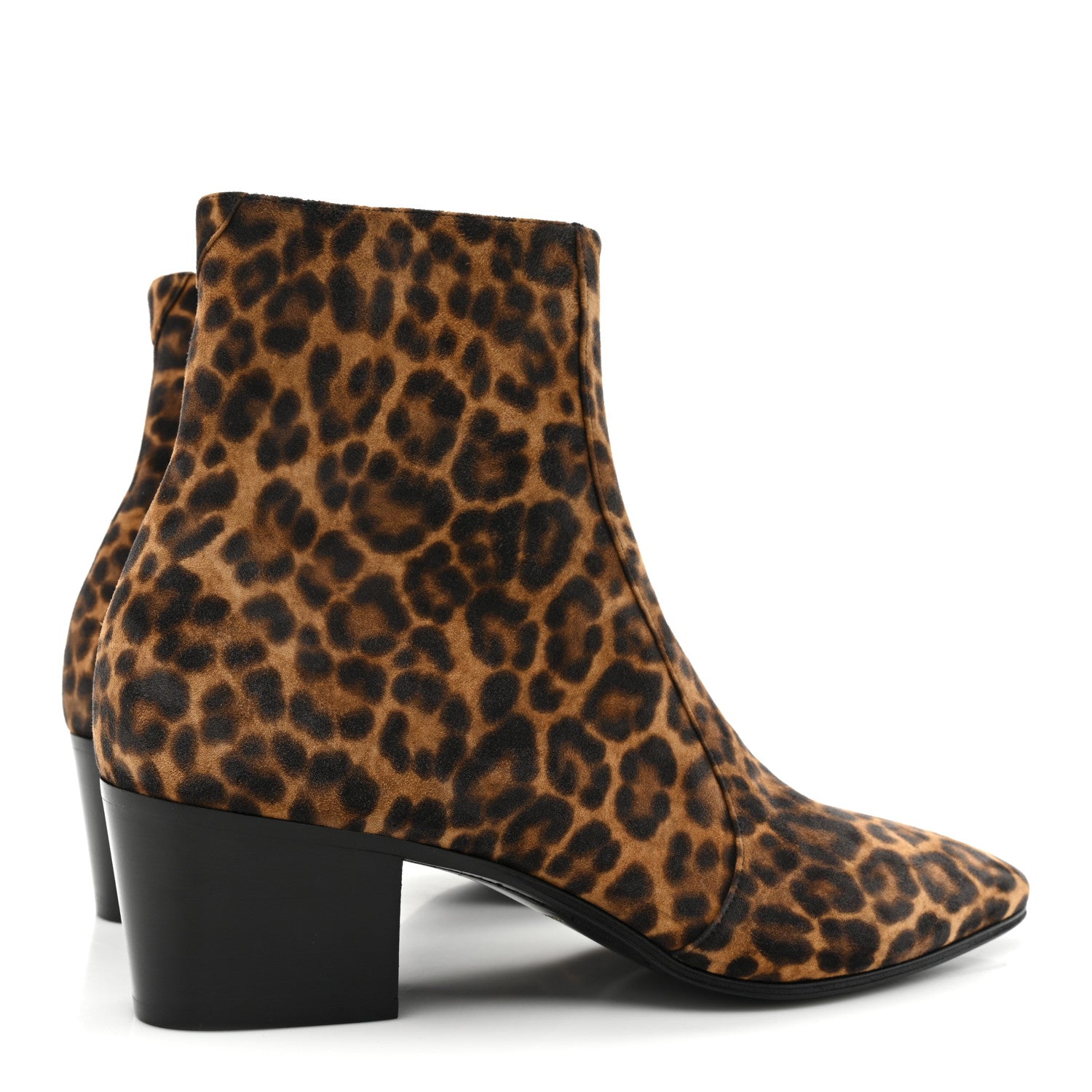 Saint Laurent Mens Vassili Suede Leopard Boots 42.5 4 of 9