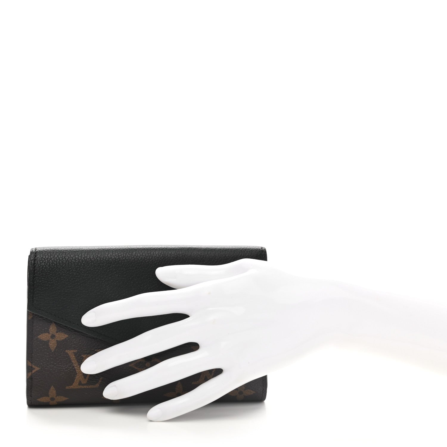 Louis Vuitton Monogram Pallas Compact Wallet Black 2 of 10