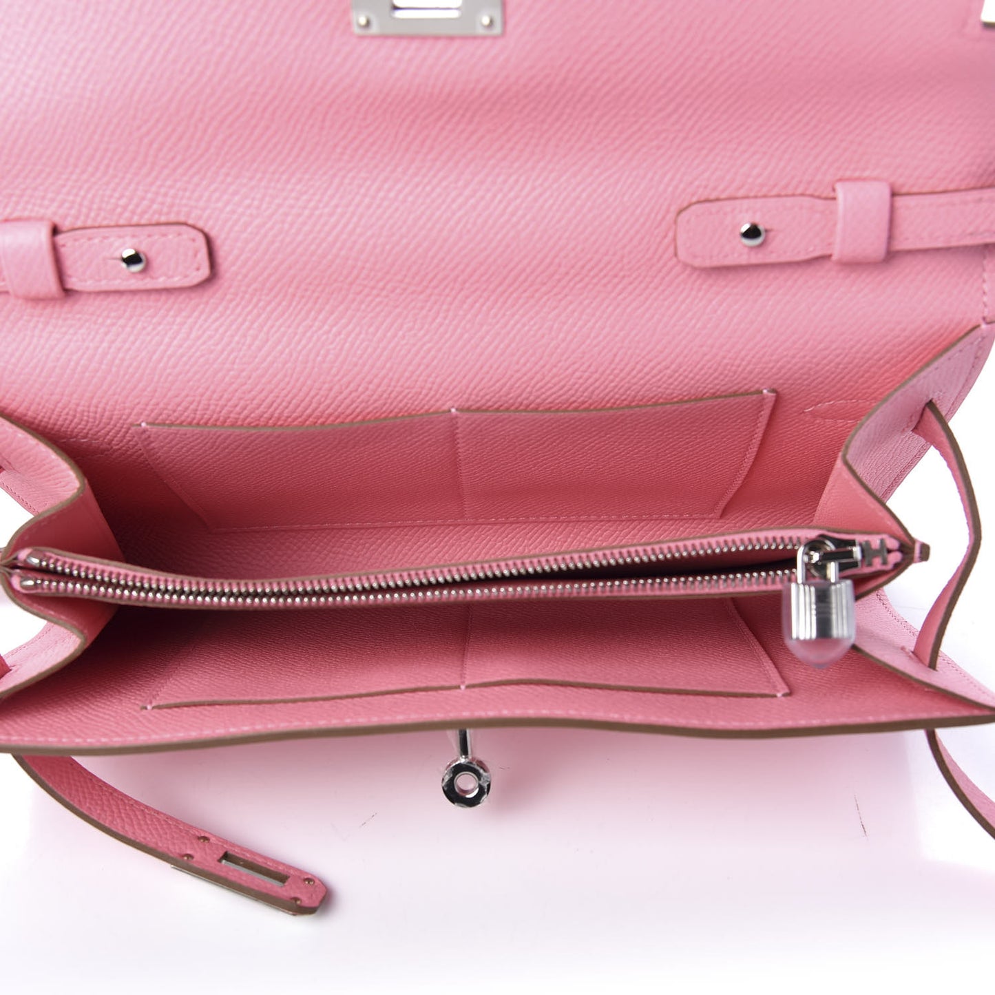 Epsom Kelly Wallet To Go Rose Confetti