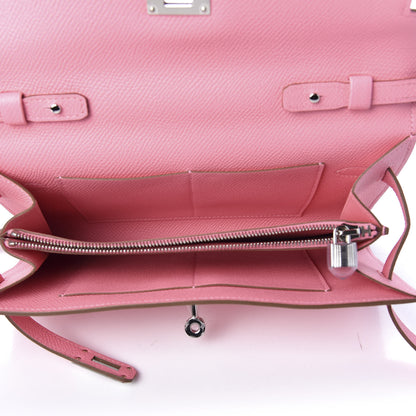 Hermes Epsom Kelly Wallet To Go Rose Confetti 5 of 10