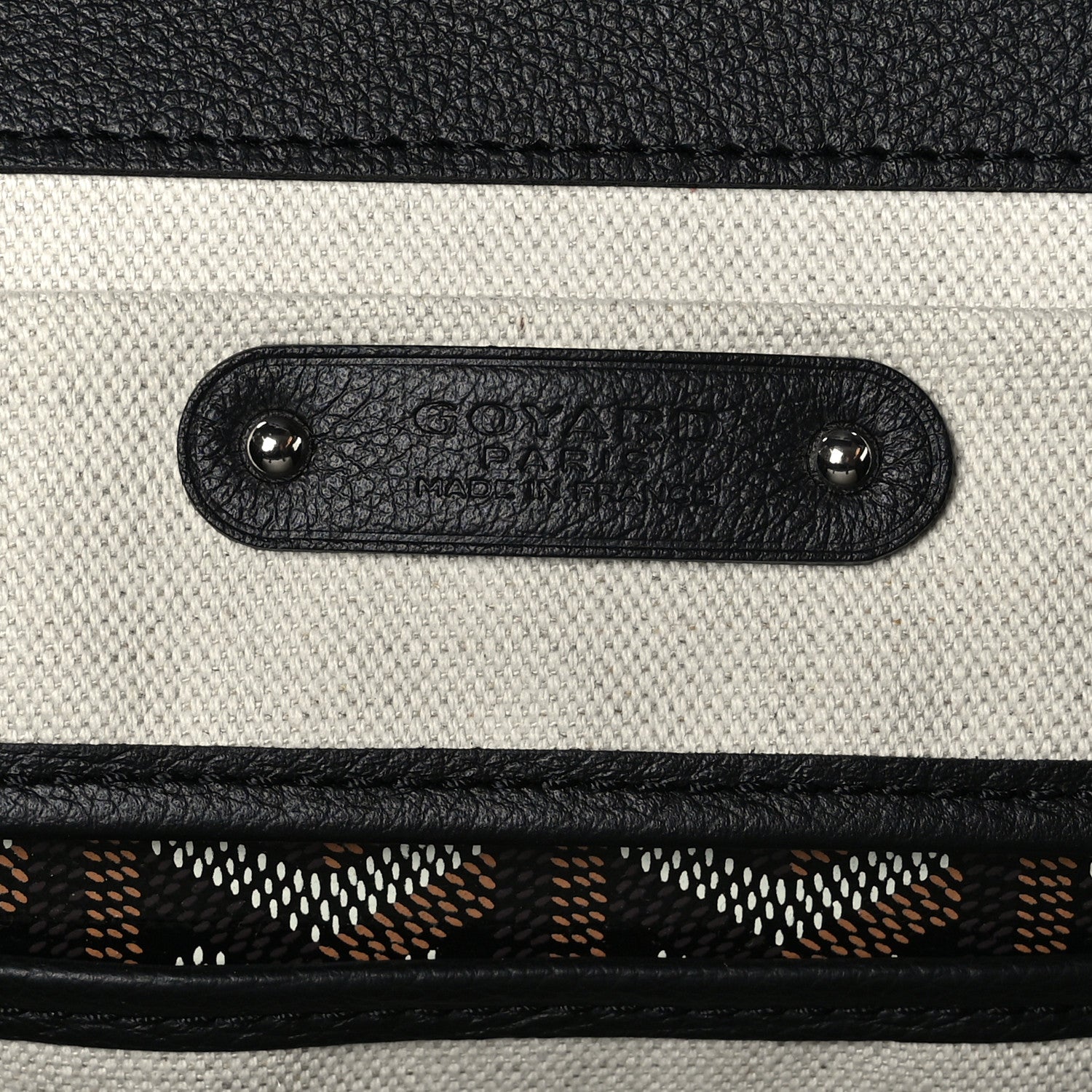 Goyard Goyardine Saigon Tote Black 6 of 10