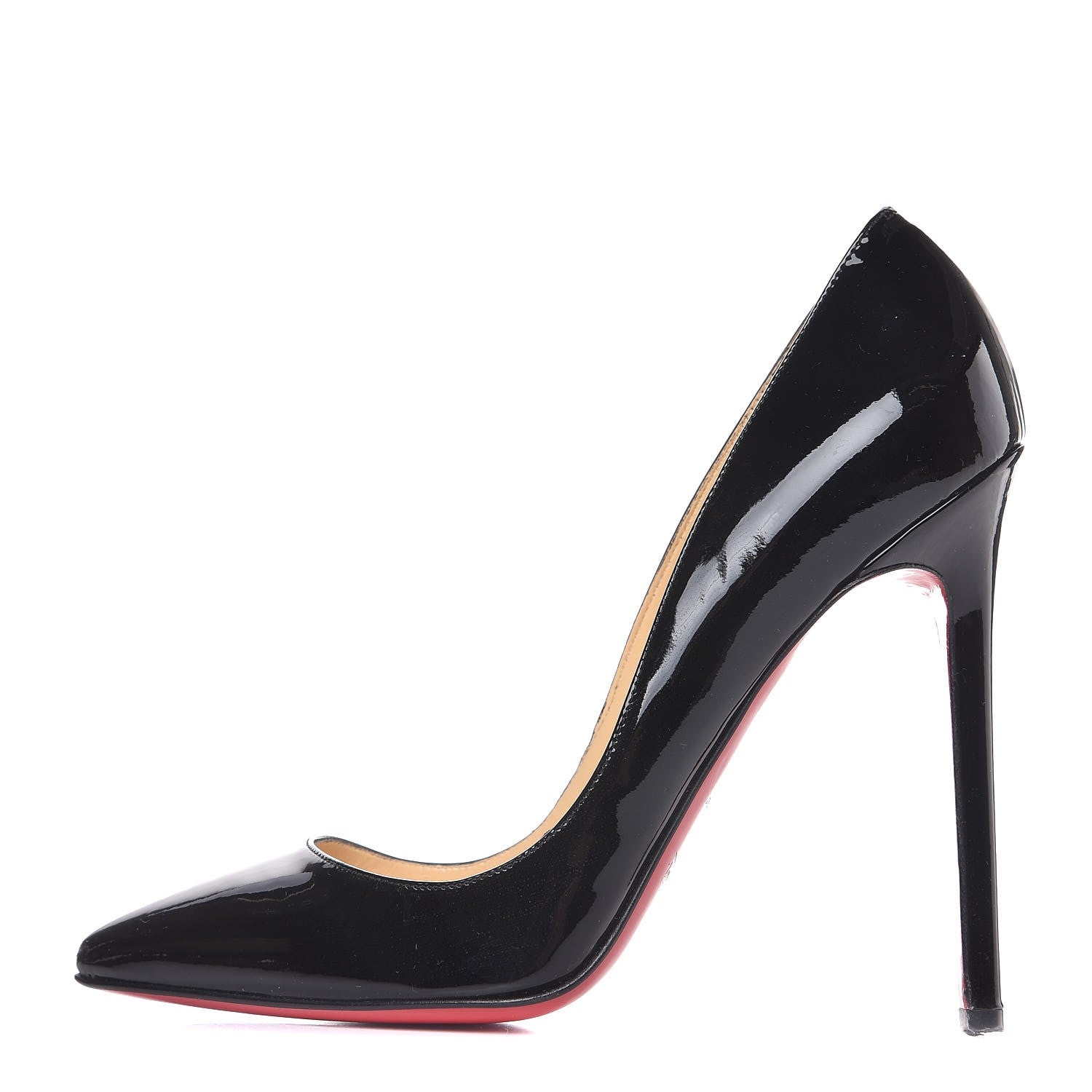 Christian Louboutin Patent Pigalle 120 Pumps 36 Black 1 of 9