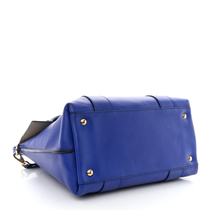 Salvatore Ferragamo Calfskin Sookie Shoulder Bag Blue 5 of 13