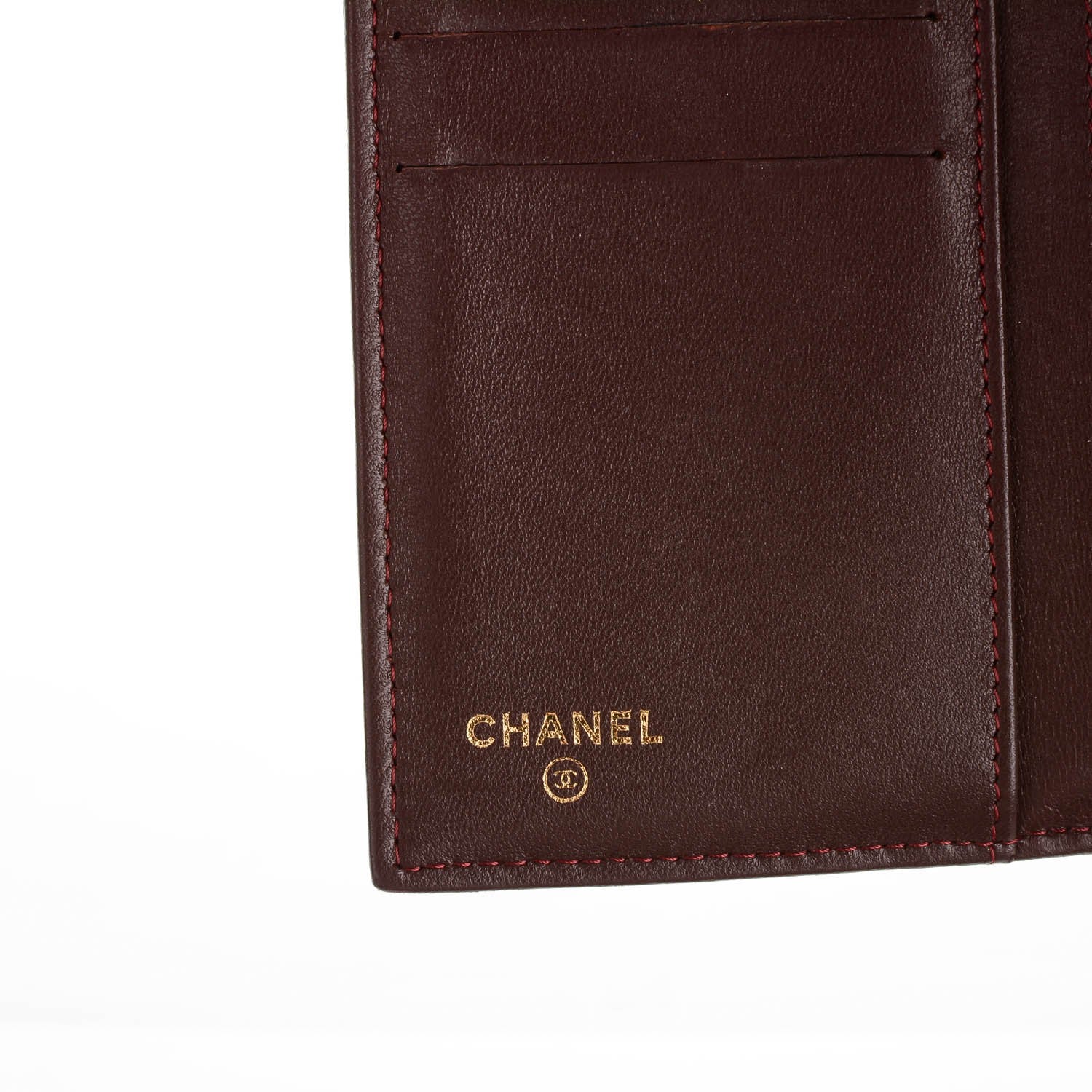 Chanel Lambskin Quilted Large Flap Wallet Black 6 of 8