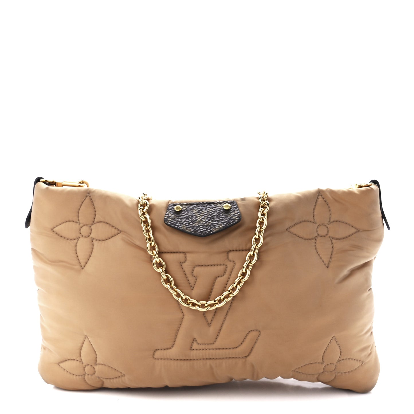 Econyl Monogram Pillow Maxi Multi Pochette Accessories Mini Pochette Beige