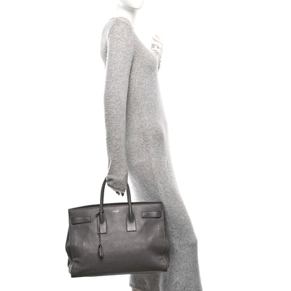 Saint Laurent Calfskin Large Sac de Jour Carryall Grey 2 of 13