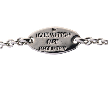 Louis Vuitton Metal Essential V Supple Necklace Silver 4 of 6