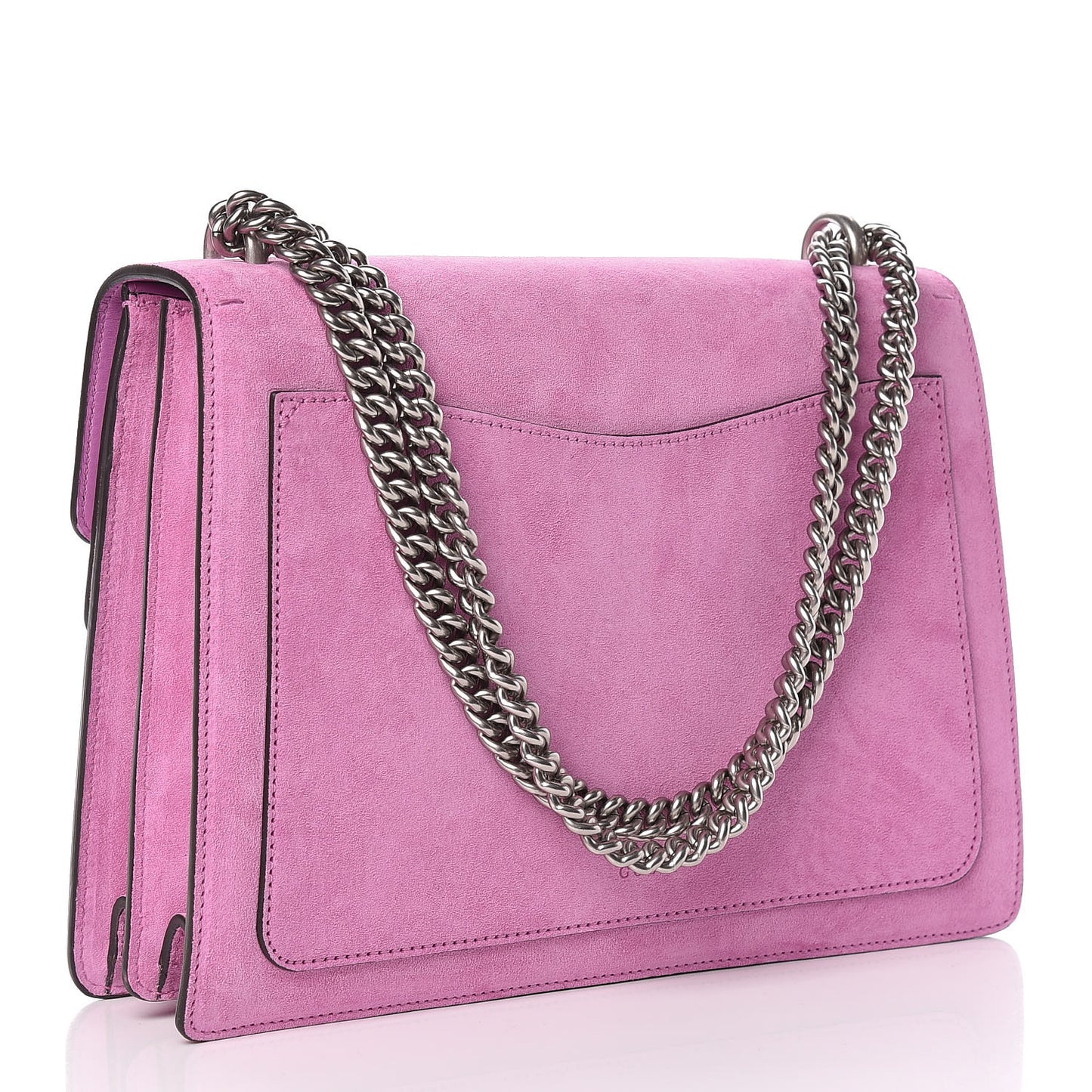 Suede Cudu Embroidered Medium Dionysus Shoulder Bag Candy Mousse Multicolor