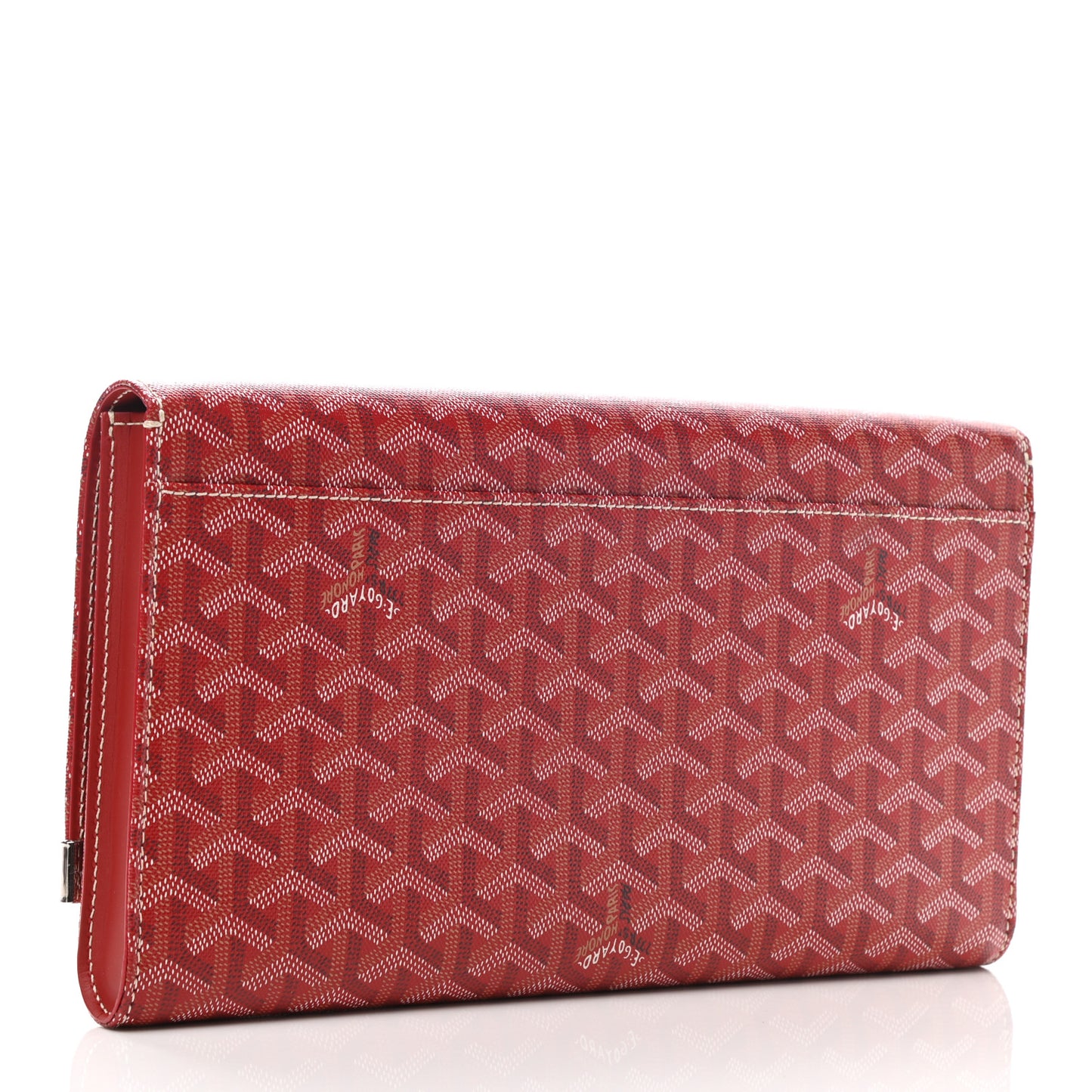 Goyardine Monte Carlo Bois Clutch Red