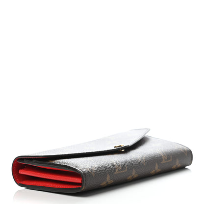 Louis Vuitton Monogram Sarah Wallet NM Coquelicot 4 of 6