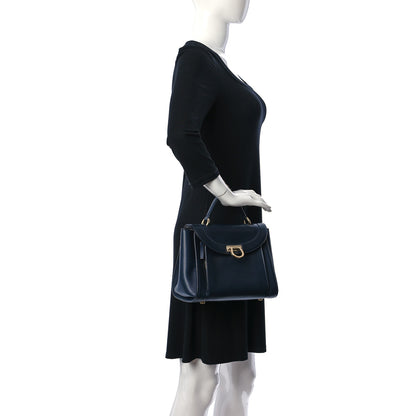 Salvatore Ferragamo Calfskin Sofia Rainbow Top Handle Bag Blue 2 of 9