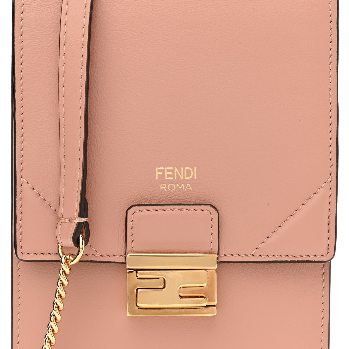 Vitello Grace Matte Kan U Vertical Wallet On Chain Rosa Bourbon