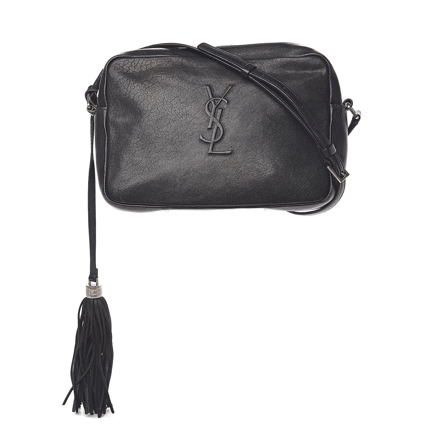 Calfskin Monogram Small Lou Camera Bag Black