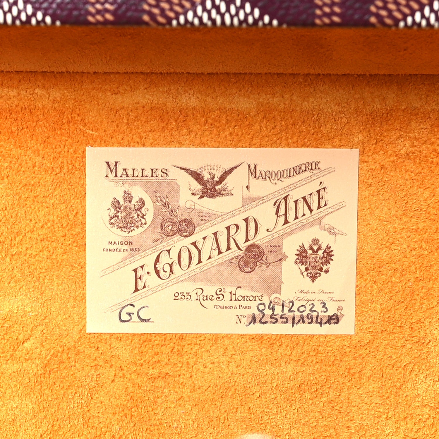 Goyard Goyardine Grand Hotel Trunk Bag Bordeaux 7 of 12