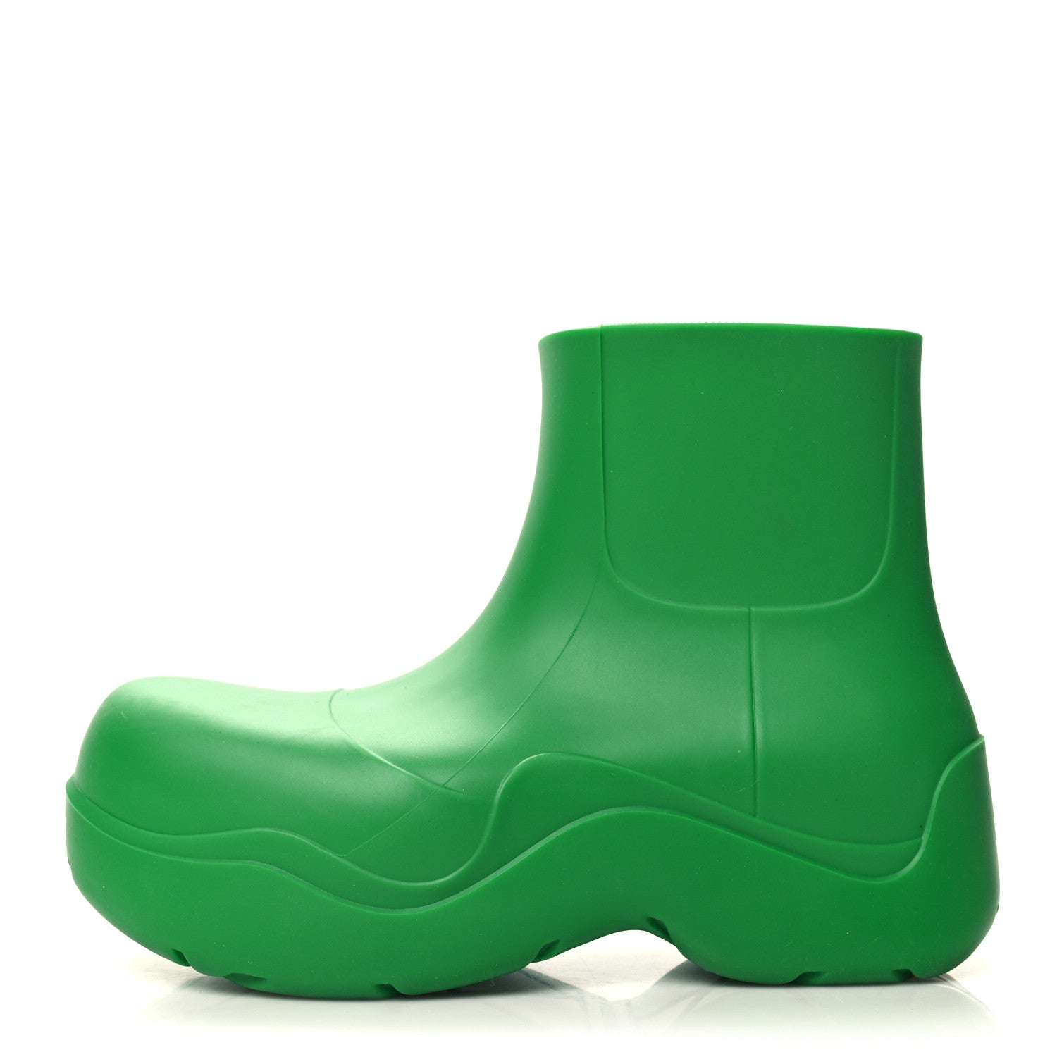 Bottega Veneta Rubber Puddle Ankle Boots 37 Grass 1 of 8