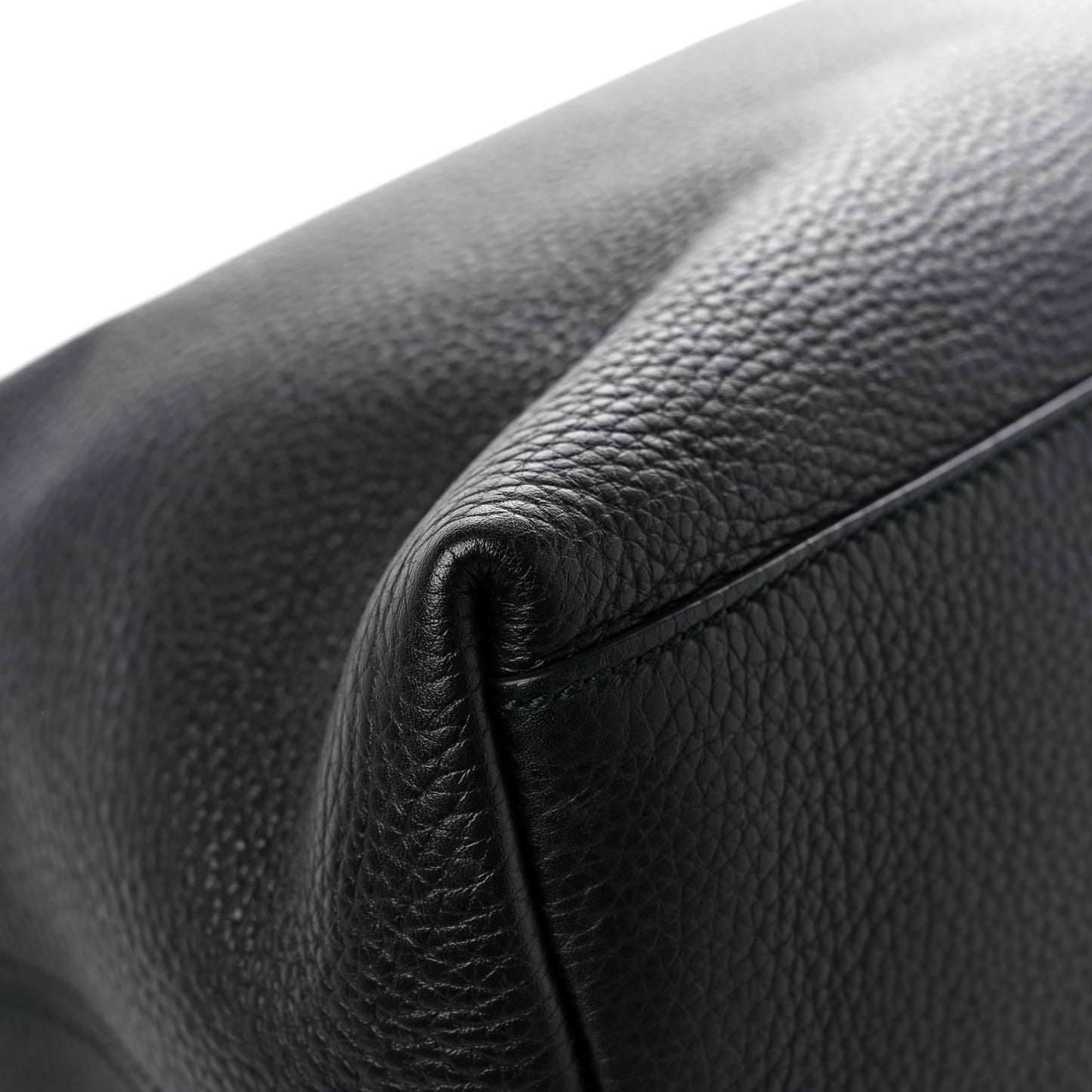 Pebbled Calfskin Medium Soho Chain Shoulder Bag Black
