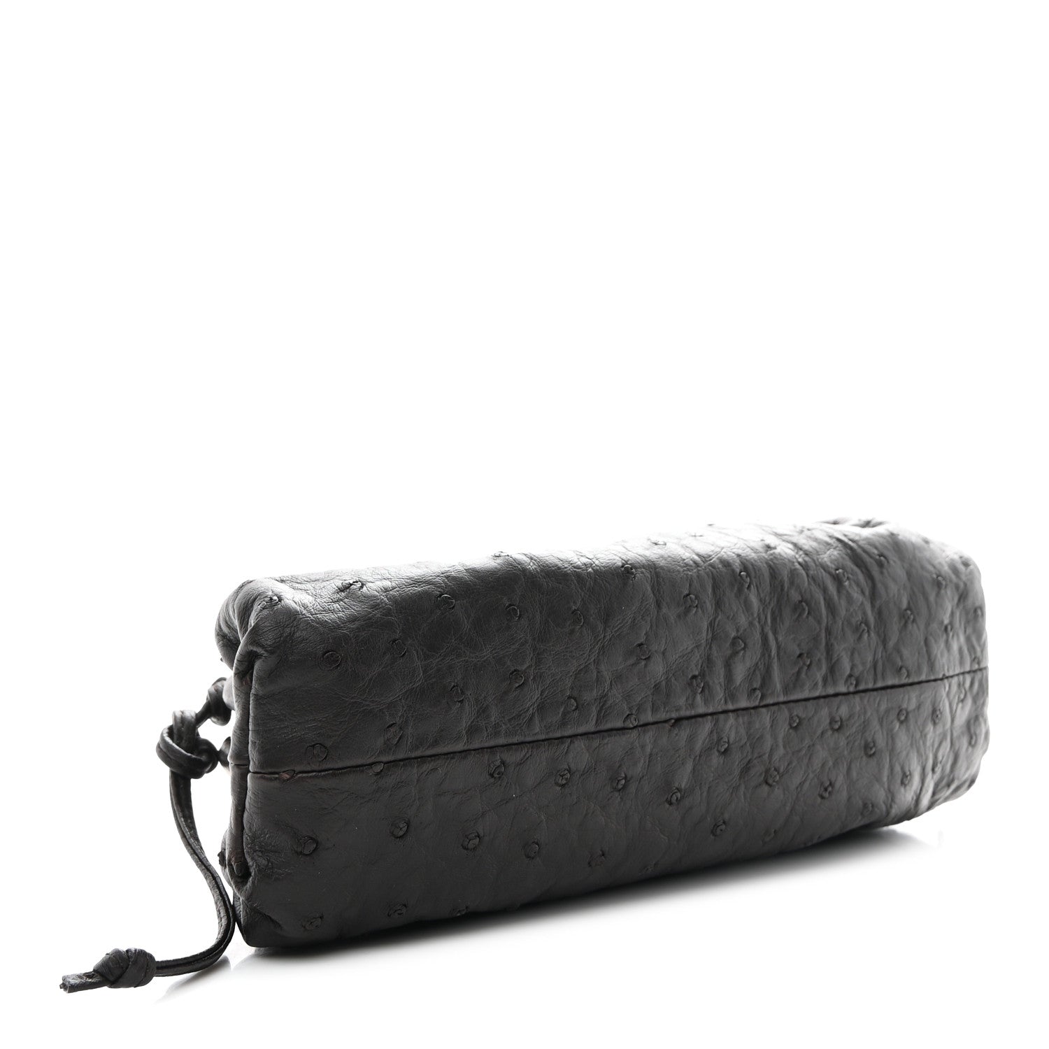Bottega Veneta Ostrich The Mini Pouch Fondente 4 of 10