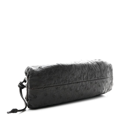 Bottega Veneta Ostrich The Mini Pouch Fondente 4 of 10
