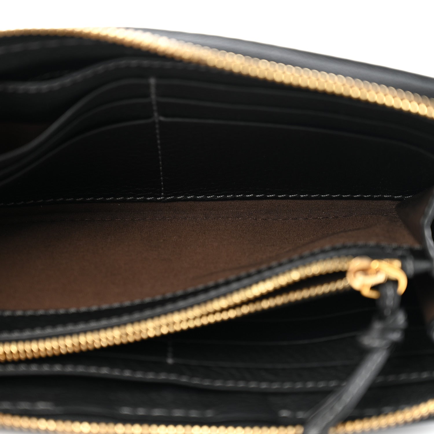 Chloe Grained Calfskin Marcie Long Zip Around Wallet Black 6 of 12