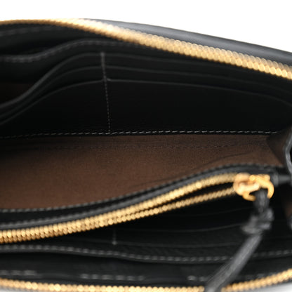 Chloe Grained Calfskin Marcie Long Zip Around Wallet Black 6 of 12