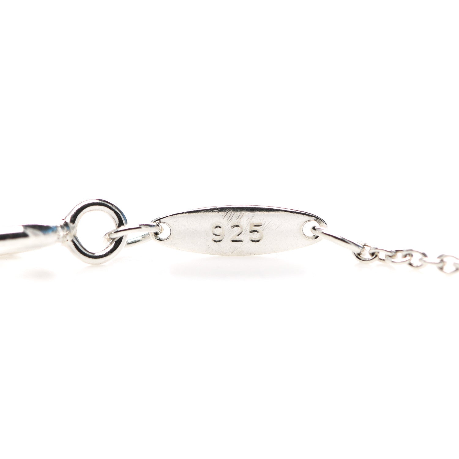 Tiffany Sterling Silver Aquamarine Elsa Peretti Color By The Yard 3 Station Bracelet 5 of 7