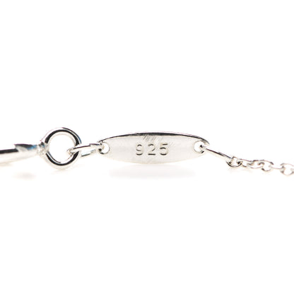 Tiffany Sterling Silver Aquamarine Elsa Peretti Color By The Yard 3 Station Bracelet 5 of 7