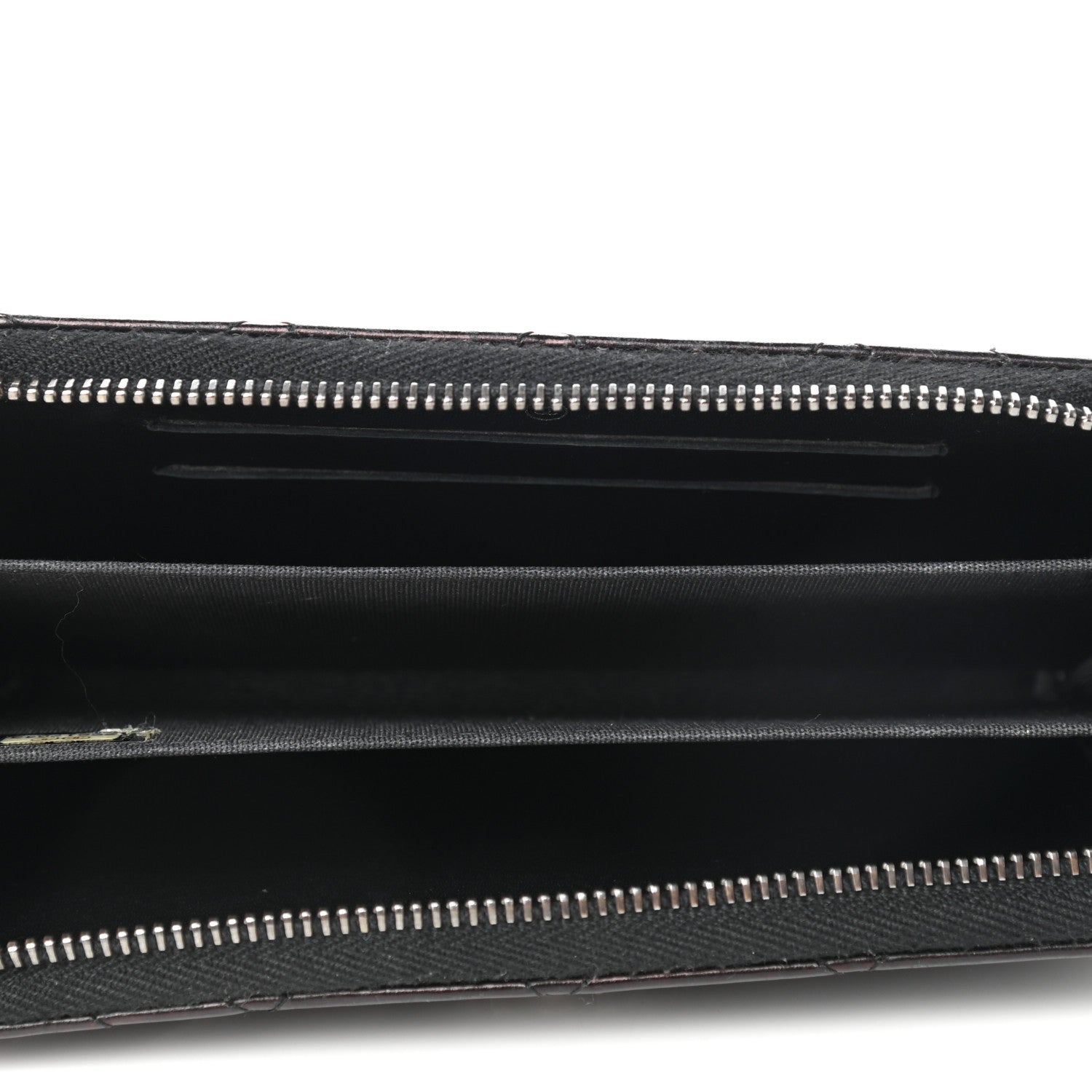 Chanel Glazed Calfskin Quilted Small Coco Boy Zip Around Wallet Black 5 of 12