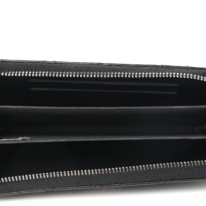 Chanel Glazed Calfskin Quilted Small Coco Boy Zip Around Wallet Black 5 of 12