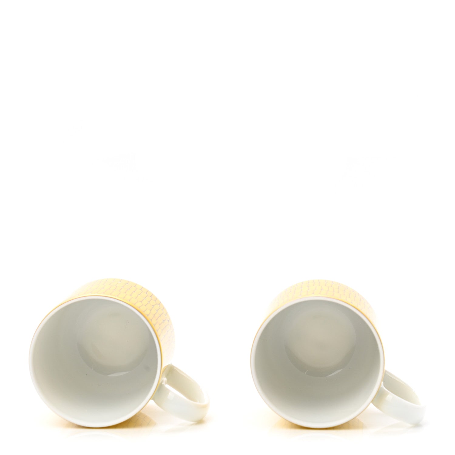 Hermes Porcelain Soleil d'Hermes Coffee Cup and Saucer Set Of 2 2 of 10