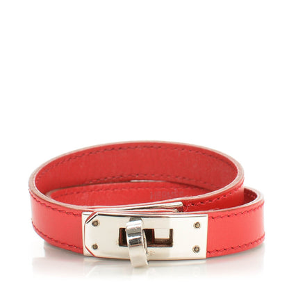 Hermes Box Kelly Double Tour Bracelet S Vermillion 1 of 7