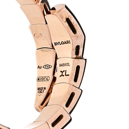 Bulgari 18K Rose Gold Serpenti Viper Ring XL 4 of 5
