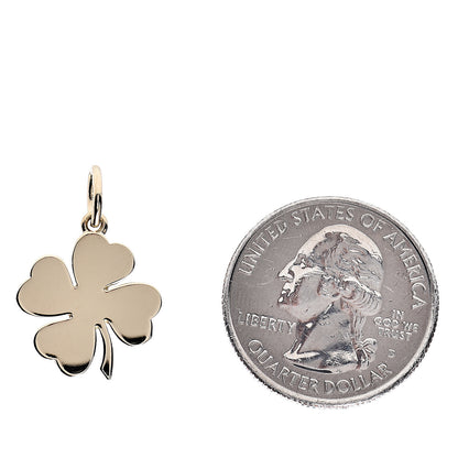 Tiffany 18K Yellow Gold Four Leaf Clover Charm 2 of 3