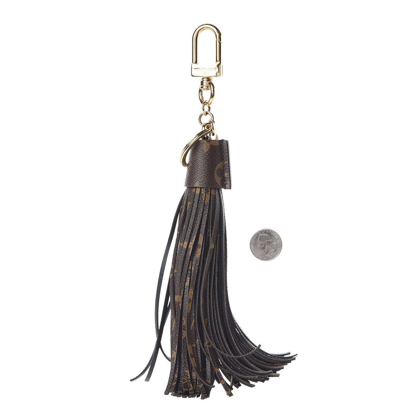 Monogram Tassel Bag Charm