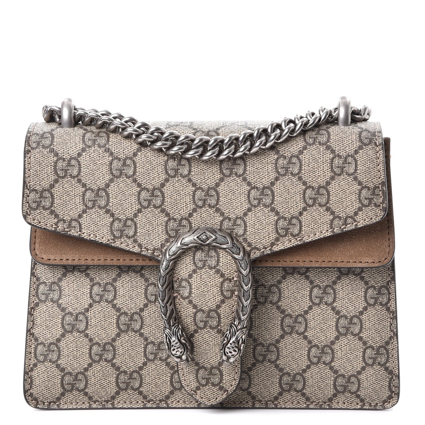 GG Supreme Monogram Mini Dionysus Shoulder Bag Taupe