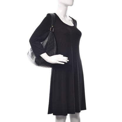 Gucci Guccissima Large New Ladies Web Hobo Black 2 of 10